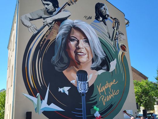 Mural Krystyny Prońko odsłonięty w Gorzowie. Mieszkańcy zachwyceni