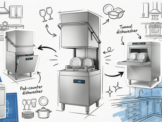 Rodzaje zmywarek gastronomicznych – co warto wiedzieć przed wyborem?