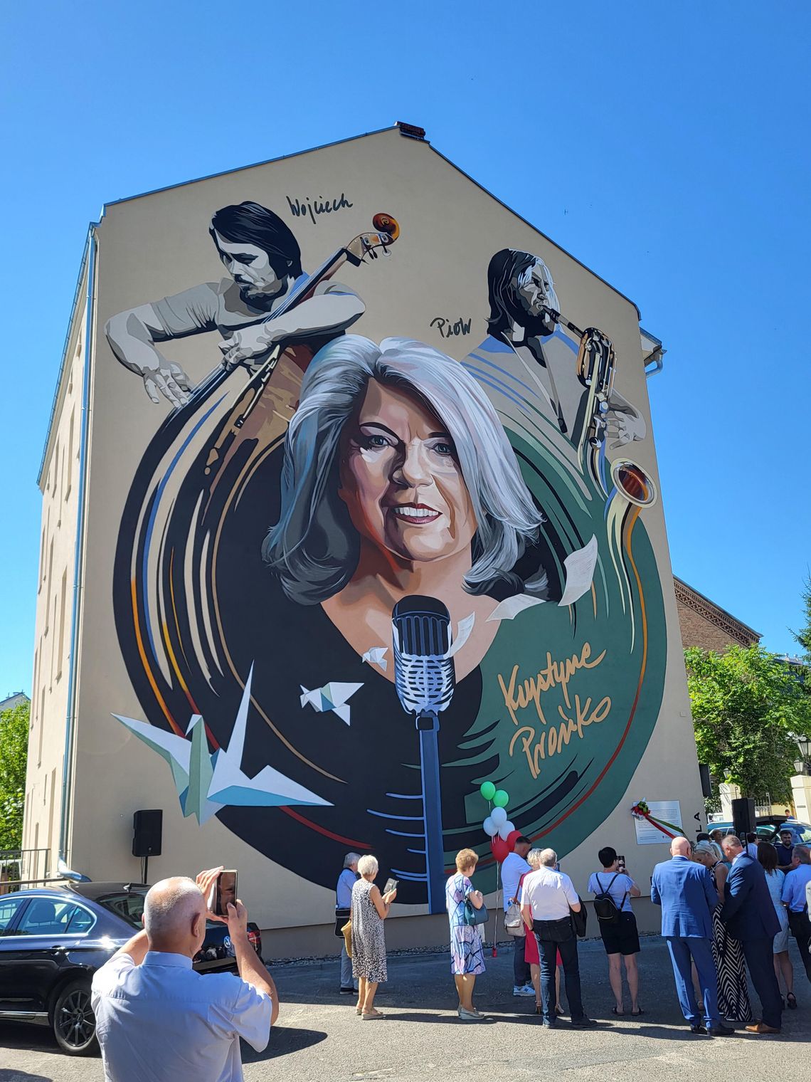 Mural Krystyny Prońko odsłonięty w Gorzowie. Mieszkańcy zachwyceni