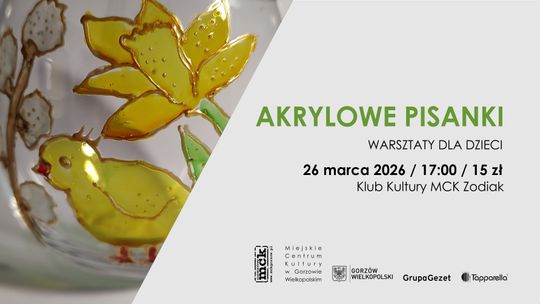 Akrylowe pisanki - warsztaty dla dzieci