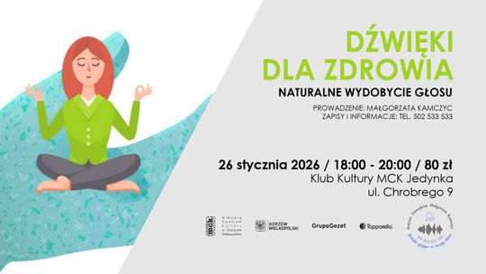 Dźwięki dla zdrowia - warsztaty