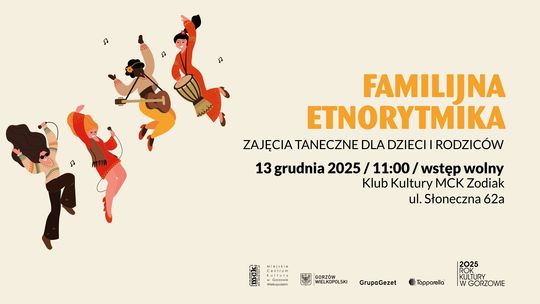 Familijna etnorytmika – zajęcia taneczne dla dzieci i rodziców