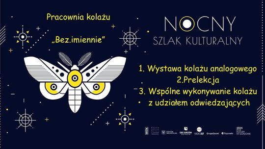 Kolaż analogowy - Nocny Szlak Kulturalny
