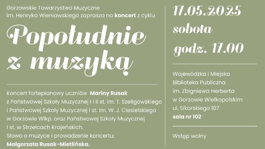 Koncert fortepianowy uczniów Mariny Rusak