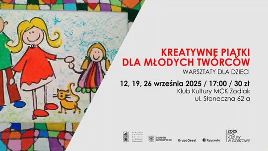 Kreatywne piątki dla młodych twórców – warsztaty dla dzieci