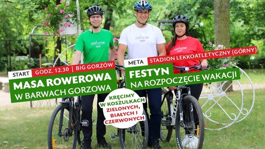 Masa Rowerowa w barwach Gorzowa