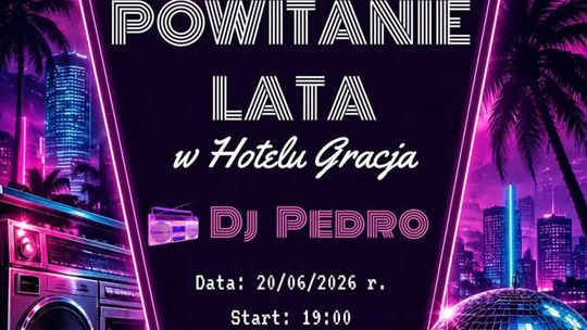 Powitanie lata w stylu lat 80.