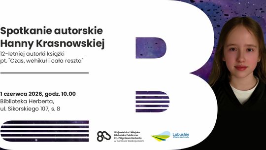 Spotkanie autorskie Hanny Krasnowskiej - 12-letniej autorki