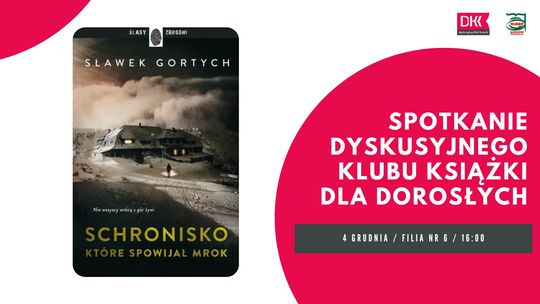 Spotkanie Dyskusyjnego Klubu Książki dla dorosłych