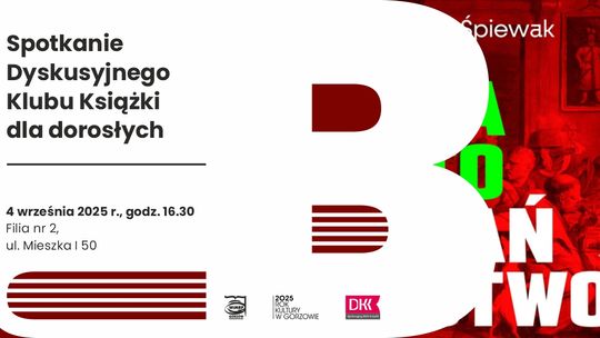 Spotkanie Dyskusyjnego Klubu Książki dla dorosłych