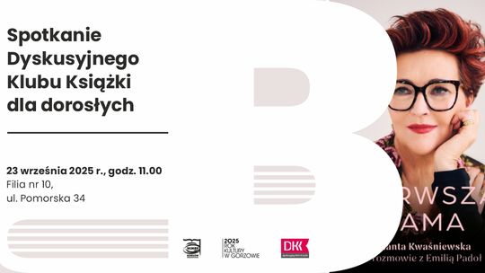Spotkanie Dyskusyjnego Klubu Książki dla dorosłych
