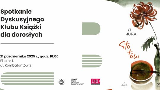 Spotkanie Dyskusyjnego Klubu Książki dla dorosłych
