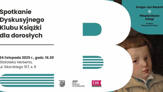 Spotkanie Dyskusyjnego Klubu Książki dla dorosłych Spotkanie Dyskusyjnego Klubu Książki dla dorosłych