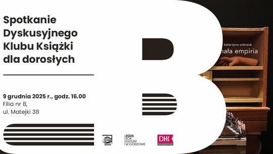 Spotkanie Dyskusyjnego Klubu Książki dla dorosłych