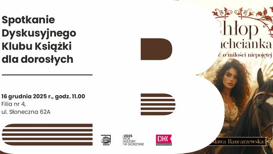 Spotkanie Dyskusyjnego Klubu Książki dla dorosłych