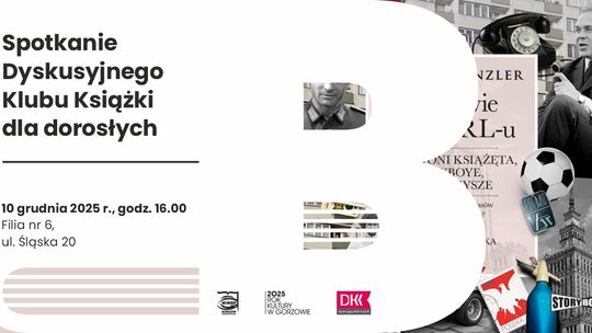 Spotkanie Dyskusyjnego Klubu Książki dla dorosłych