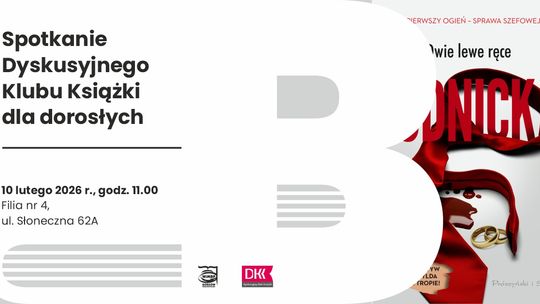 Spotkanie Dyskusyjnego Klubu Książki dla dorosłych