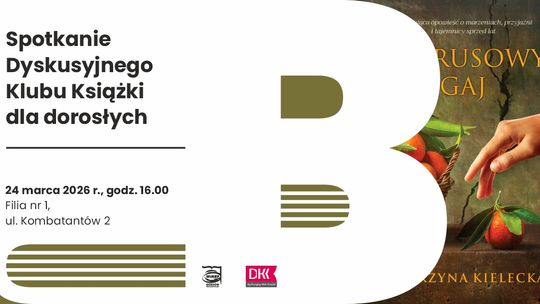 Spotkanie Dyskusyjnego Klubu Książki dla dorosłych