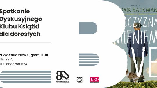 Spotkanie Dyskusyjnego Klubu Książki dla dorosłych