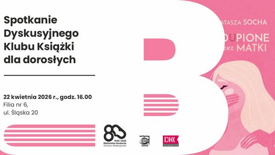 Spotkanie Dyskusyjnego Klubu Książki dla dorosłych