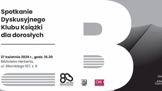 Spotkanie Dyskusyjnego Klubu Książki dla dorosłych