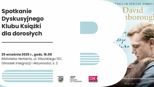 Spotkanie Dyskusyjnego Klubu Książki dla dorosłych słabowidzących i niewidomych