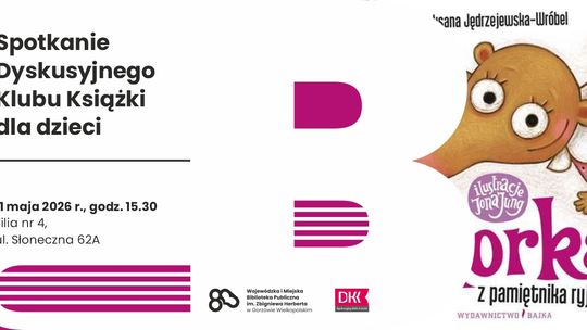 Spotkanie Dyskusyjnego Klubu Książki dla dzieci Spotkanie Dyskusyjnego Klubu Książki dla dzieci