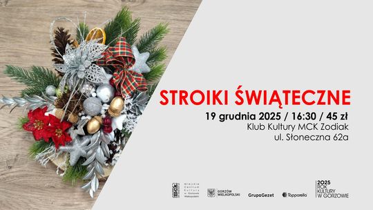Stroiki świąteczne - warsztaty dla dorosłych Stroiki świąteczne - warsztaty dla dorosłych