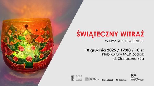 Świąteczny witraż - warsztaty dla dzieci
