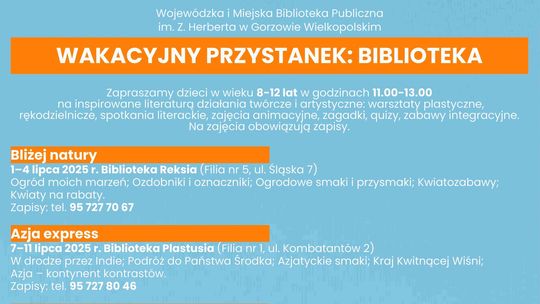 Wakacyjny Przystanek - Biblioteka Azja Express