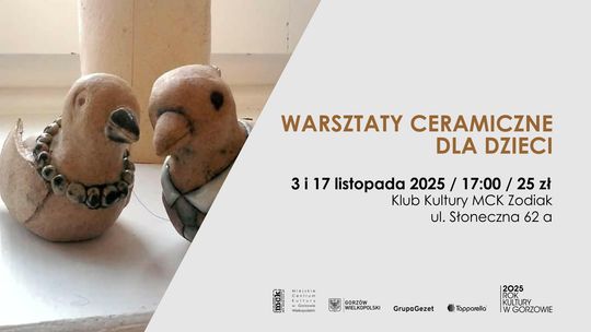 Warsztaty ceramiczne dla dzieci Warsztaty ceramiczne dla dzieci