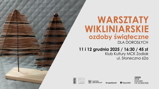Warsztaty wikliniarskie dla dorosłych - ozdoby świąteczne