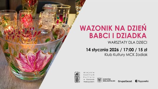 Wazonik na Dzień Babci i Dziadka - warsztaty dla dzieci