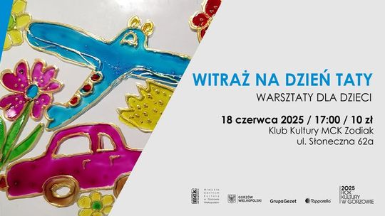 Witraż na Dzień Taty - warsztaty Witraż na Dzień Taty - warsztaty