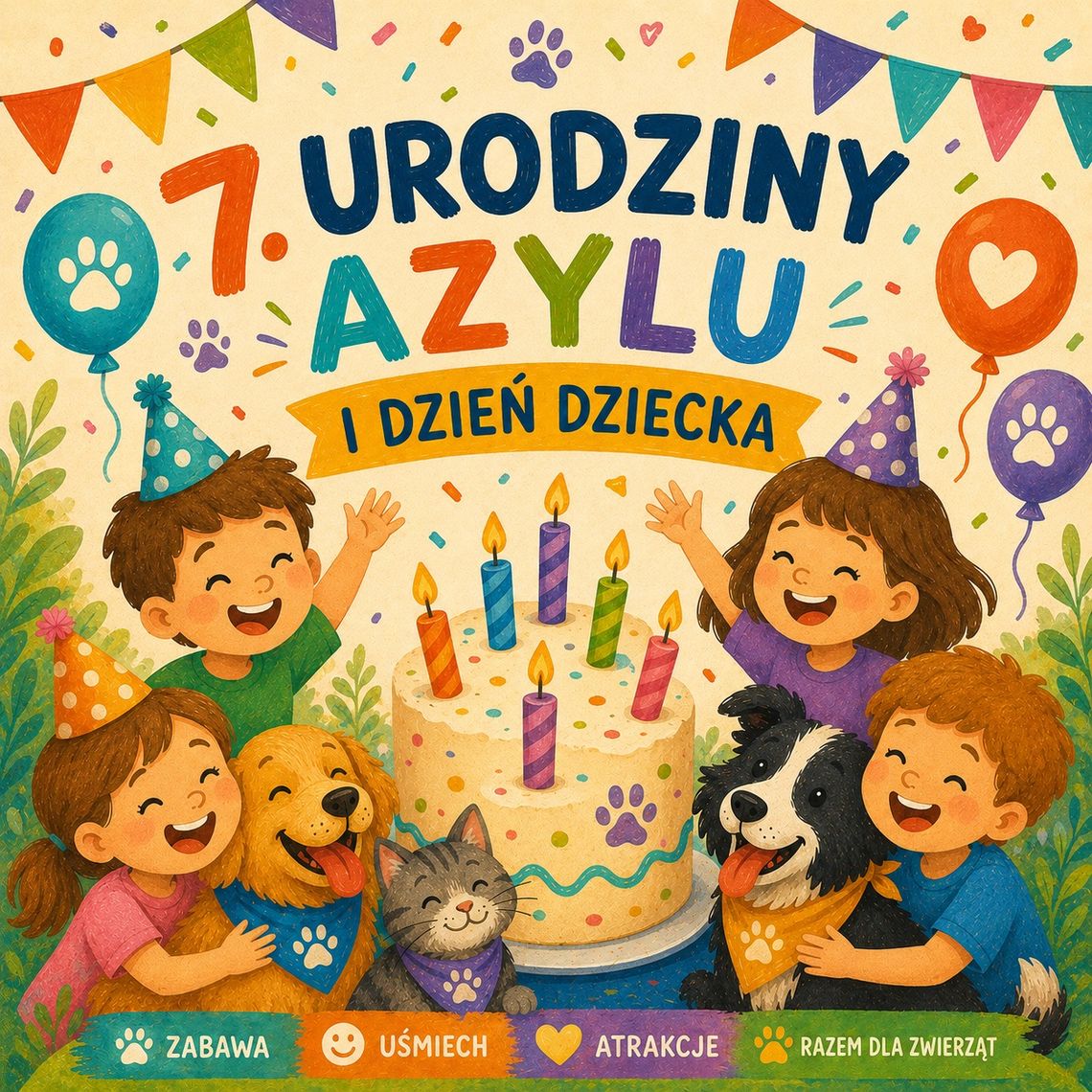 7. urodziny Azylu & Dzień Dziecka w schronisku - impreza charytatywna 7. urodziny Azylu & Dzień Dziecka w schronisku - impreza charytatywna