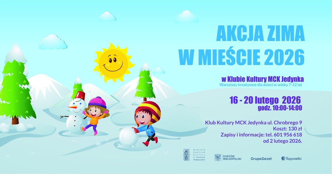 Akcja zima - warsztaty dla dzieci