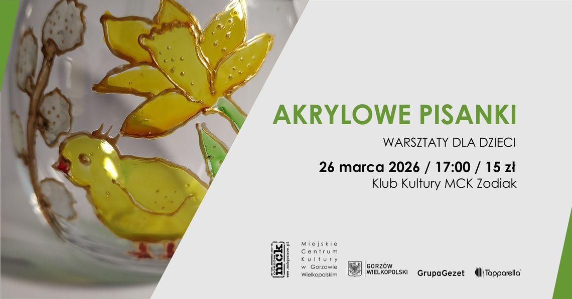 Akrylowe pisanki - warsztaty dla dzieci Akrylowe pisanki - warsztaty dla dzieci