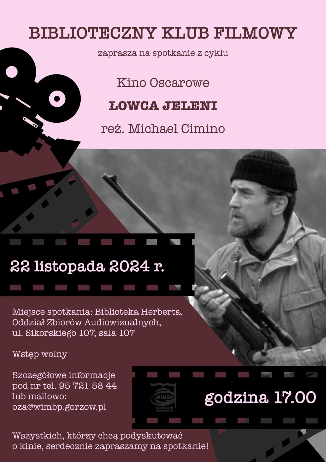 Biblioteczny Klub Filmowy – Łowca Jeleni