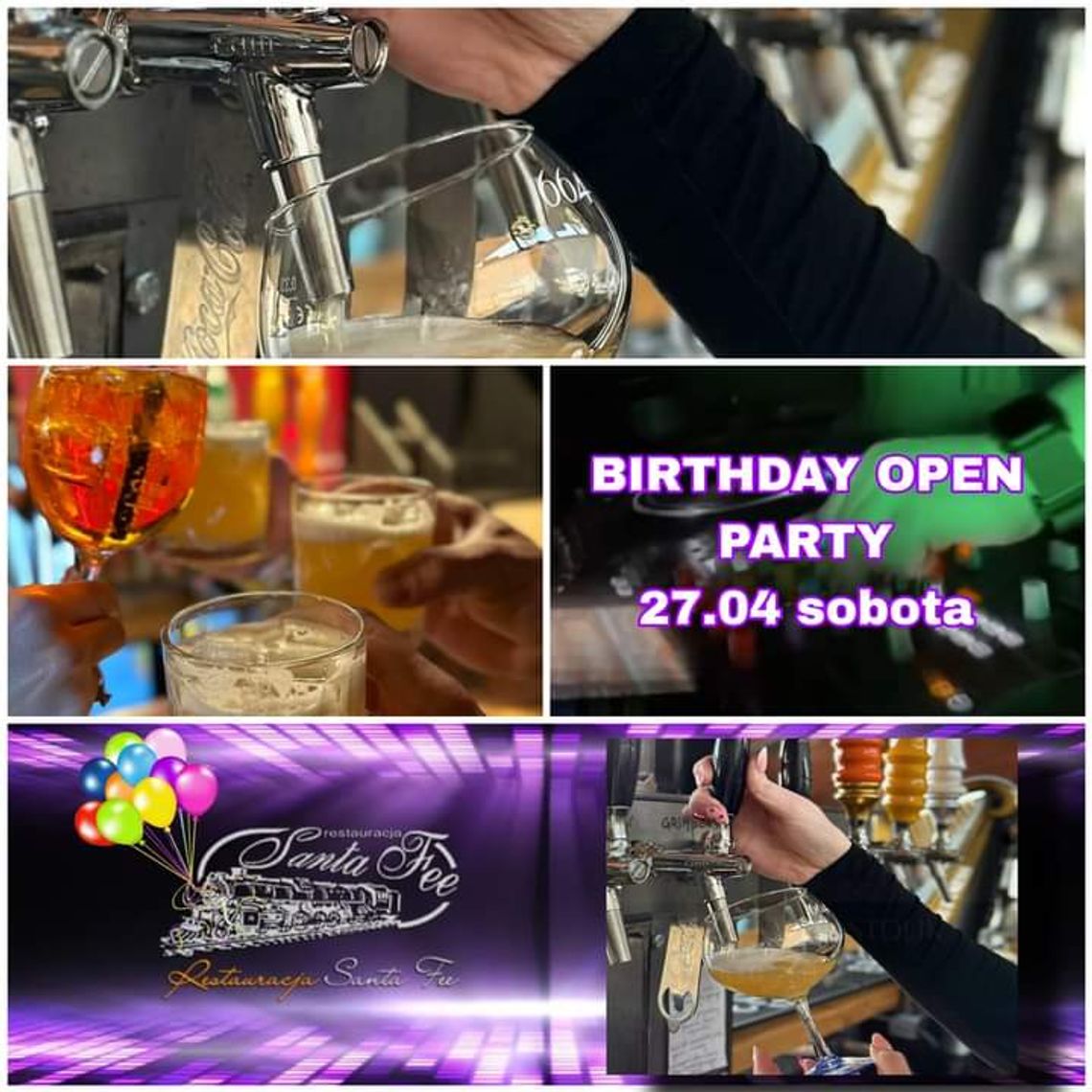 Birthday Open Party w Santa Fe
