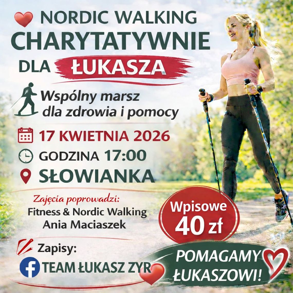 Charytatywny Nordic Walking dla Łukasza