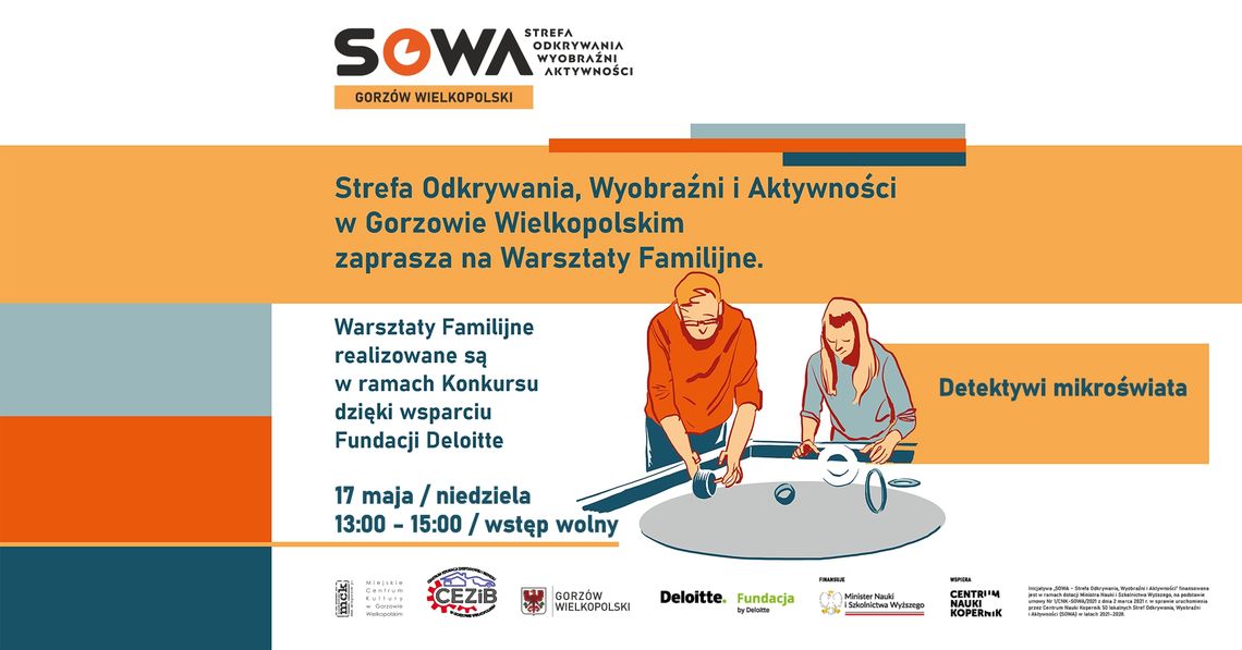 Detektywi mikroświata – warsztaty familijne Detektywi mikroświata – warsztaty familijne