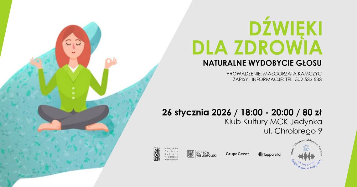 Dźwięki dla zdrowia - warsztaty