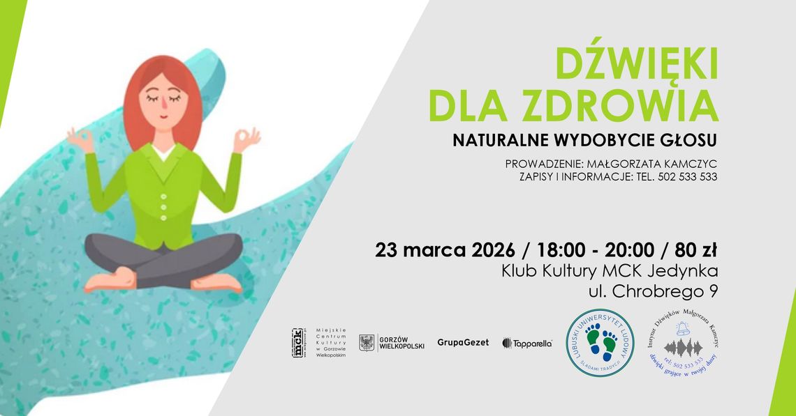 Dźwięki dla zdrowia - warsztaty