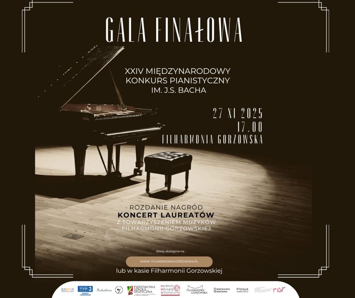 Gala Finałowa XXIV Międzynarodowego Konkursu Pianistycznego im. Jana Sebastiana Bacha