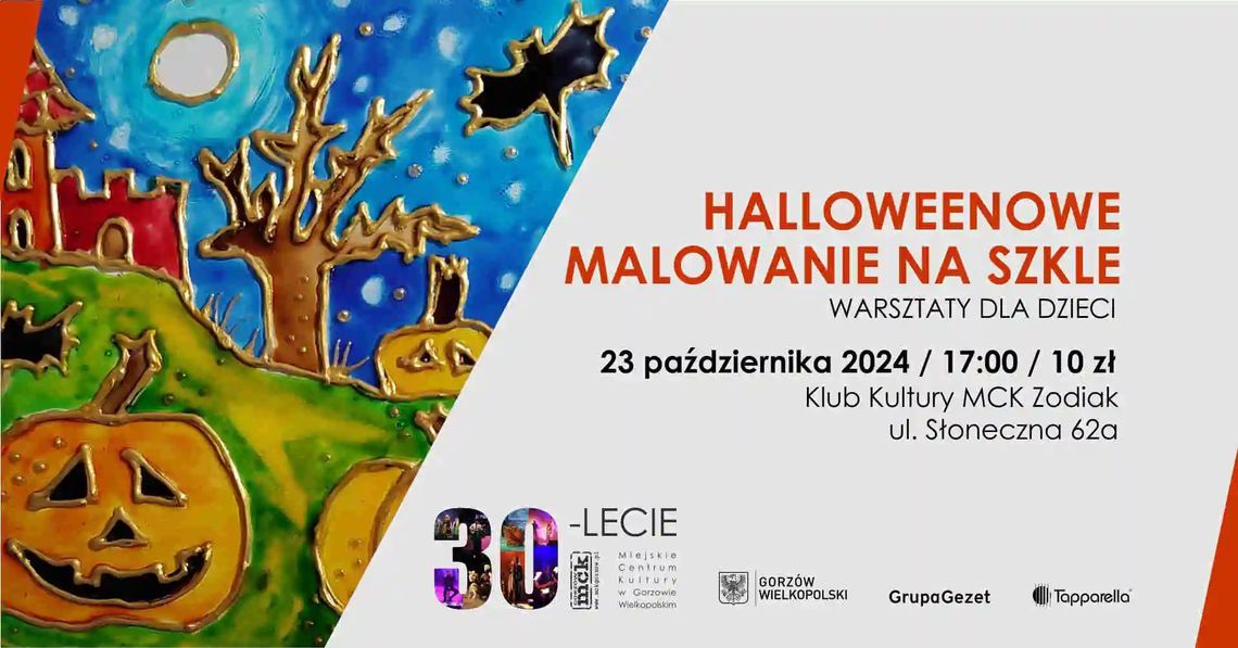 Halloweenowe malowanie na szkle – warsztaty dla dzieci