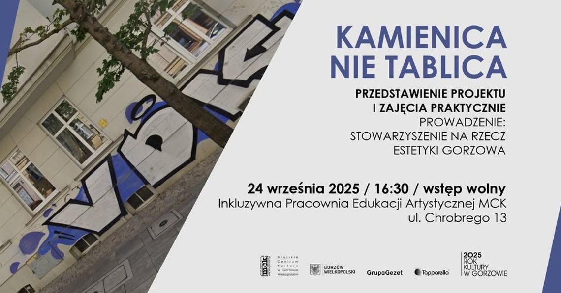 Kamienica nie tablica Kamienica nie tablica