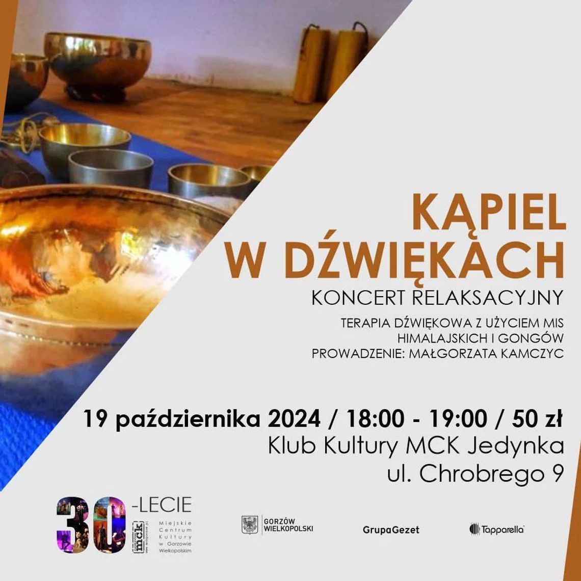 Kąpiel w dźwiękach – koncert relaksacyjny