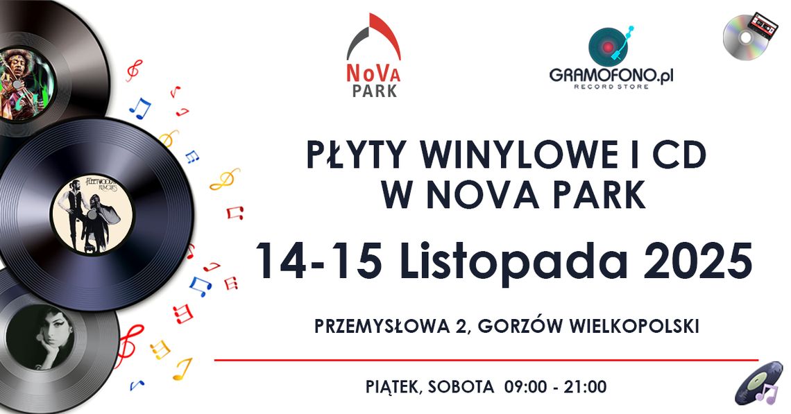 Kiermasz płyt w Nova Park Kiermasz płyt w Nova Park