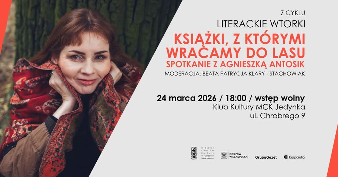 Literackie wtorki - spotkanie z Agnieszką Antosik