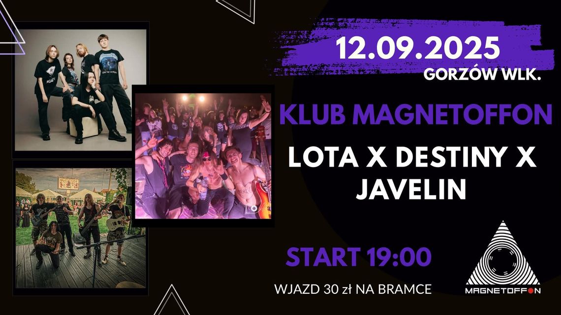 Lota x Destiny x Javelin - koncert Lota x Destiny x Javelin - koncert